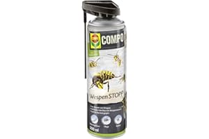 COMPO WespenSTOPP – Wespenspray mit Sprührohr – wirkt gegen Wespen und Wespennester – Sofort- und Langzeitwirkung – Wespenspray – 500 ml, Grün