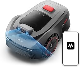 ViAX 250 Mähroboter Ohne Begrenzungskabel, Empf. 250m², KI-gestützte Kartierung, U-förmige Bahnen, H Herstellerbild