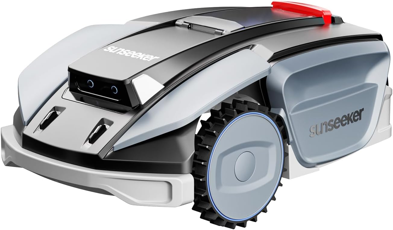 S5 AWD Mähroboter ohne Begrenzungskabel 1600㎡, RTK + Vision Rasenmäher Roboter mit KI-unterstützte Kartie Herstellerbild